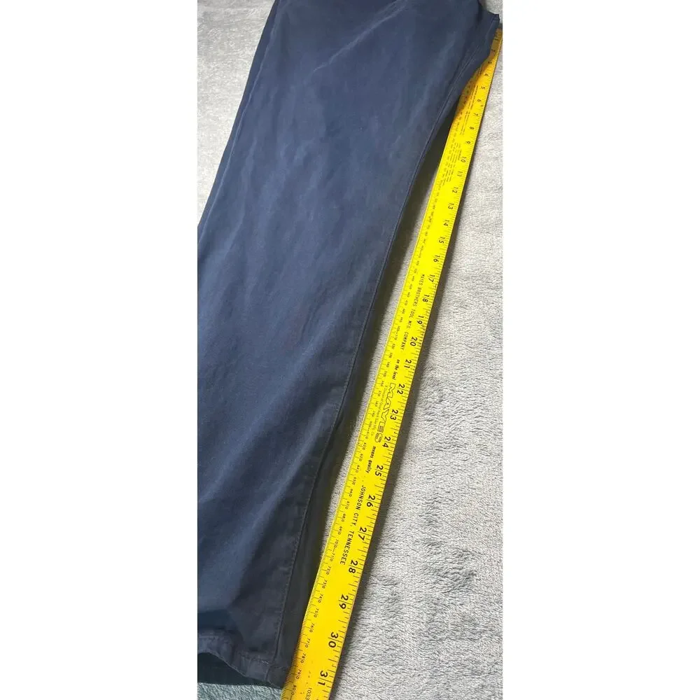 AG Adriano Goldschmied The Everett Slim Straight Pants Navy Blue 40x32 1794SUDBB